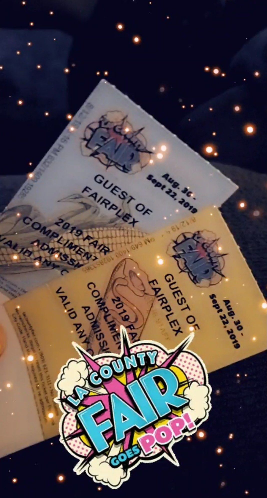 LA county Fair tickets (2)
