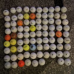 88 used golf balls