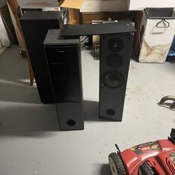 2 Sony Tower Speakers
