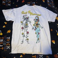 Nightmare Before Christmas Rest in Paradise Jack and Sally Beach Summer T-Shirt