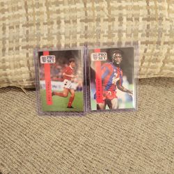 1990-91 Soccer Rookie Pro Set Card  IAN WRIGHT/ ROY KEANE/ Taking Offers 