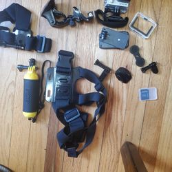 Gopro, Gopro Head Piece ,Chest Piece, Car Mount Water Gopole