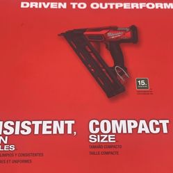Milwaukee M18 FUEL 18-Volt Lithium-Ion Brushless Cordless Gen II 15-Gauge Angled Finish Nailer (Tool-Only)