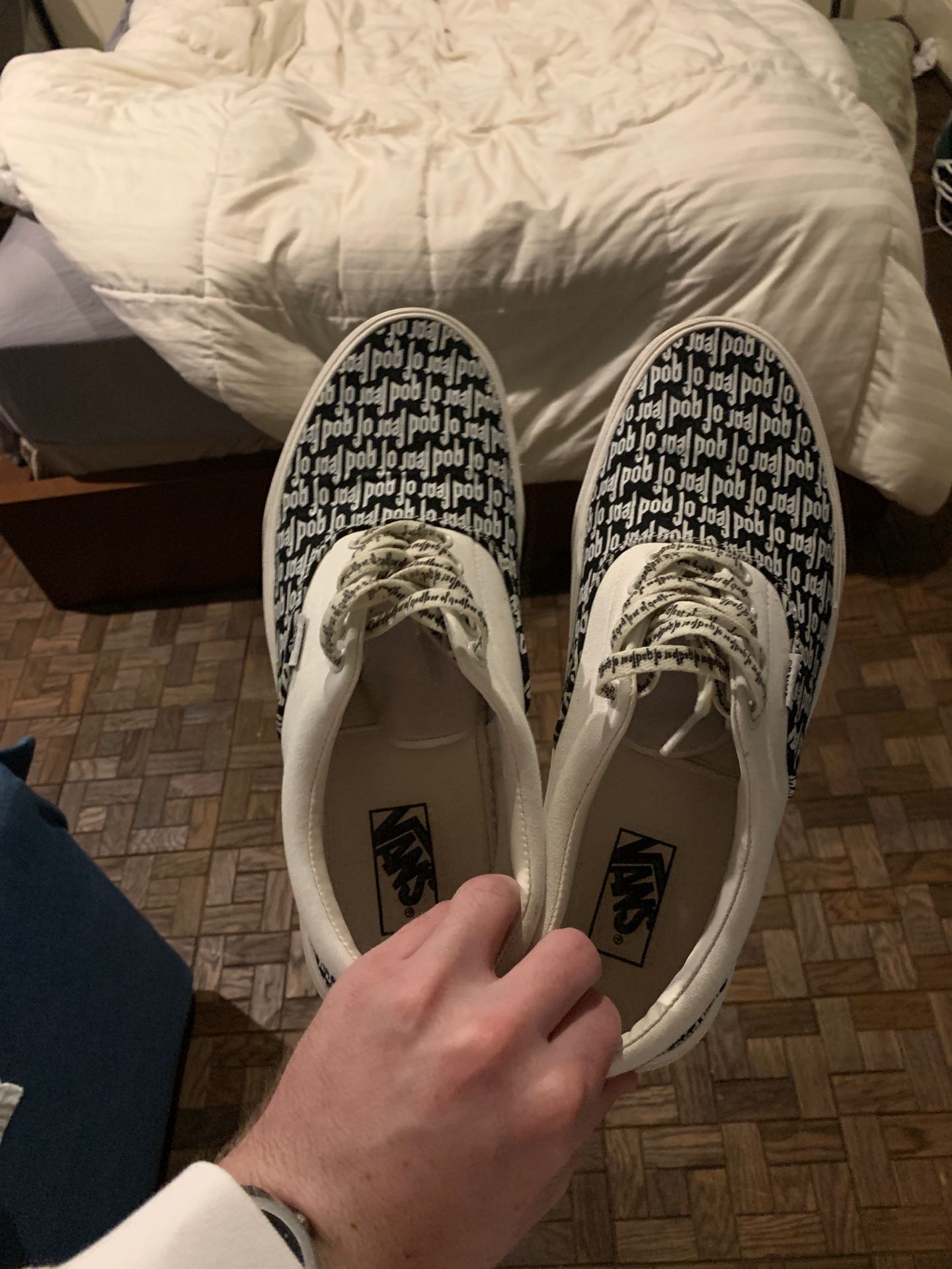 Fear of god vans era size 10.5