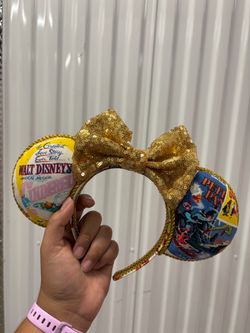 Handmade Disney movie poster ears