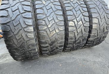 4 used tires Lt35x12.50r17 Toyo RT Open Country $380.00