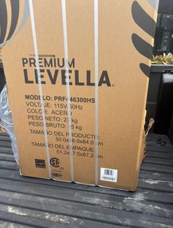 Brand New In Box Premium Levella Compact Silver Refrigerator 50.0 x 56.0 x 84.0 cm (Width × Depth × Height)