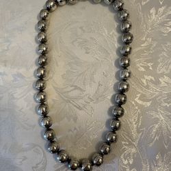 TAXCO Sterling/925 Bead Necklace 