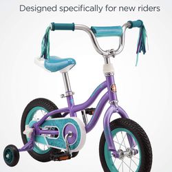Schwinn Hopscotch & Toggle Kids Bike, Boys and Girls Bicycle, 12-inch Wheels, Removable Training Wheels for 2-4 Year 