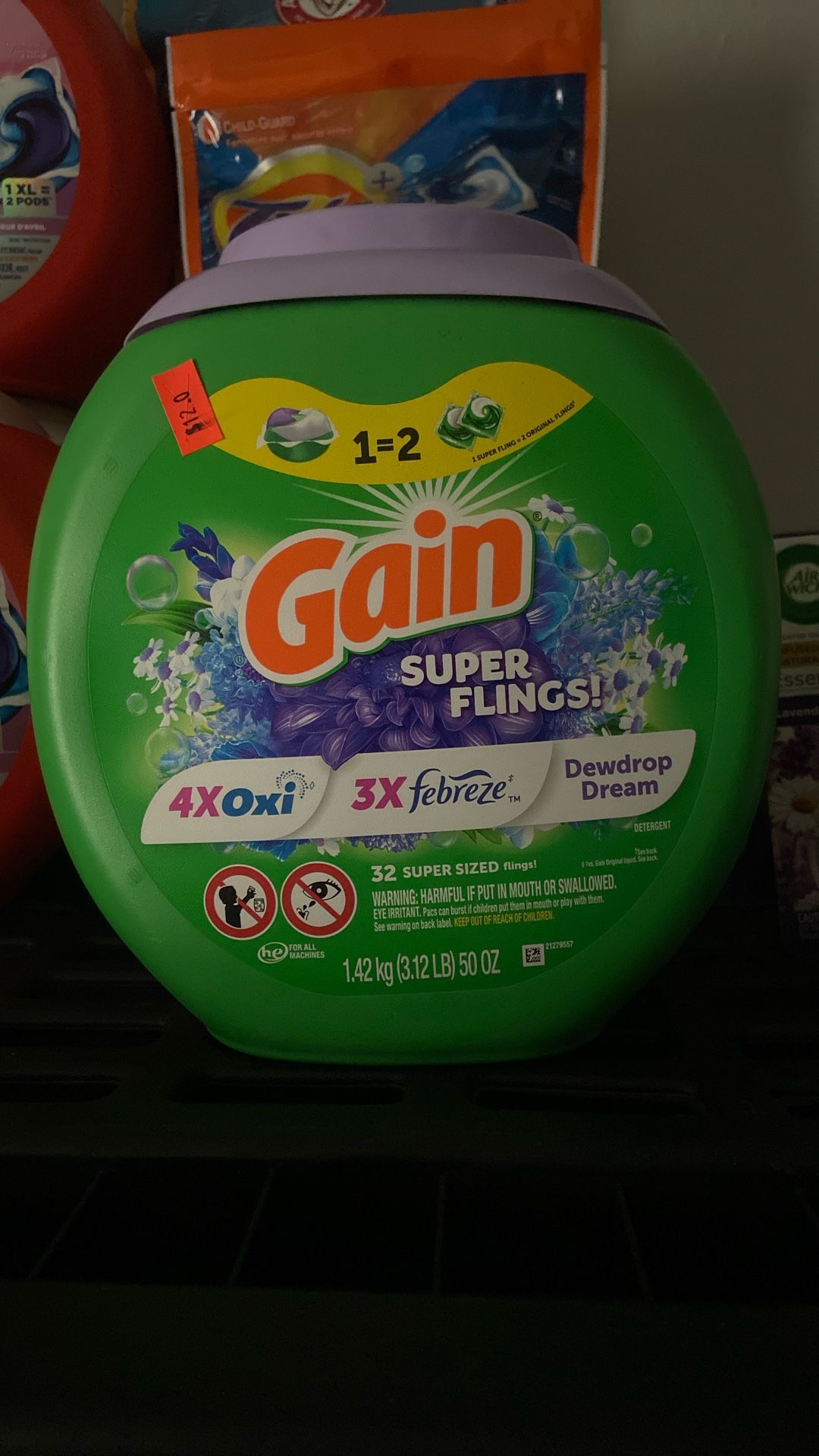 Gain Flings $12