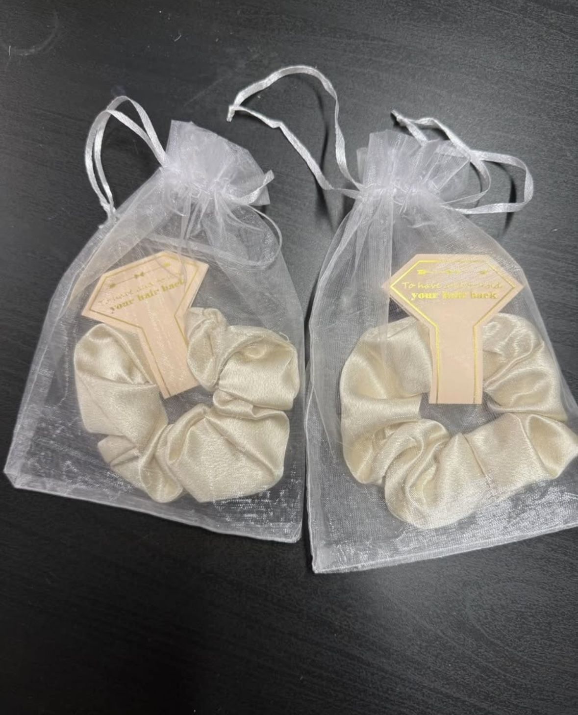 To have and to hold your hair back scrunchie set of 2