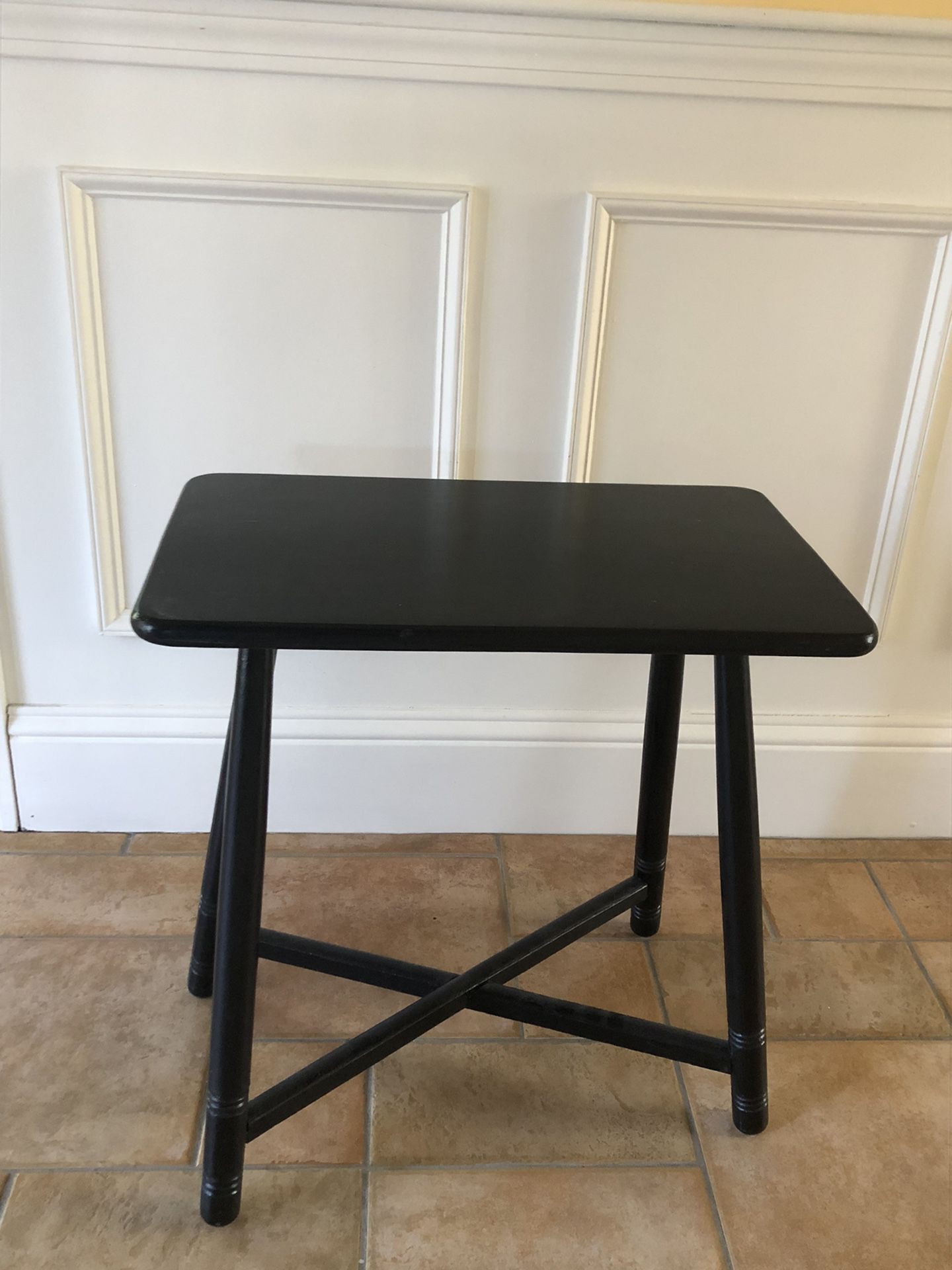 Little Black Table - Or- Plant Stand