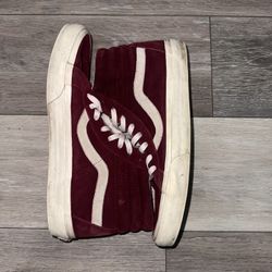Old Skool High Top Vans Burgundy/maroon