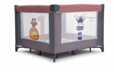 Baby Playpen with Animal Print Mesh Sides