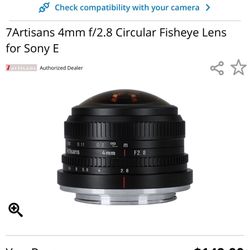 Rokinon 4mm Fish Eye