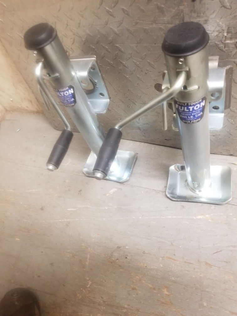 2 Fulton Heavy Duty Trailer Jacks