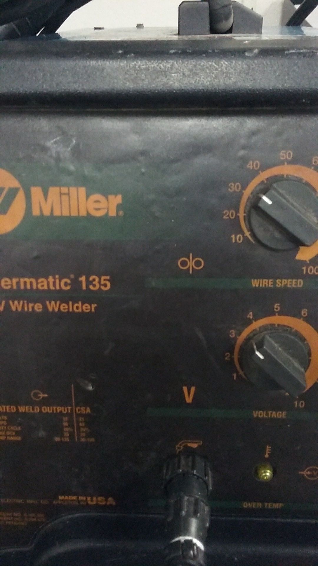 Miller 135 115v mig welder with gun missing switch 96091397292 for Sale