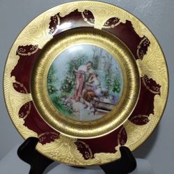 MID CENTURY COLLECTIBLE  ROYAL CHINA PORCELAIN PLATE 11"