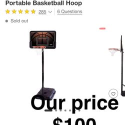 Lifetime Pro Court 44" Outdoor Portable Basketball Hoop
