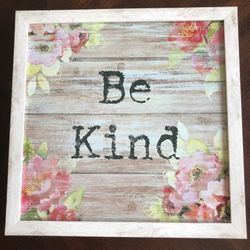 Be Kind Picture Decor By Ashland Spring Printemps 
