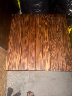 Rustic Wood Plank Table Top
