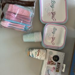 Assorted Gender Reveal Party Supplies 
