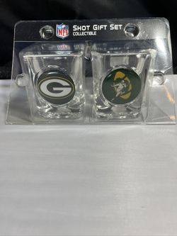 Green Bay Shot Glasses 2 Pack 