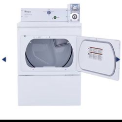 Whirlpool Commercial 7.4-cu ft Coin-Operated Electric Commercial Dryer ( White )