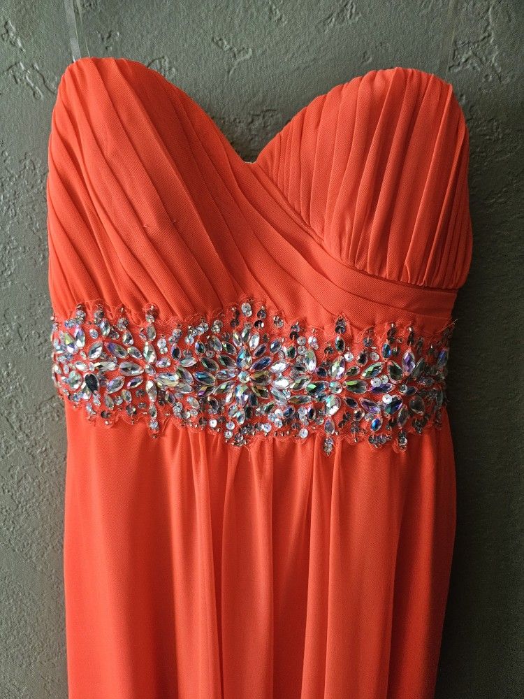 Vibrant Orange Dress