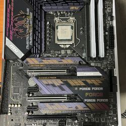 MSI Z590 Gaming force Motherboard +  Intel I710700 CPU + Corsair 2 X 16GB DDR4 3600MHz Ram