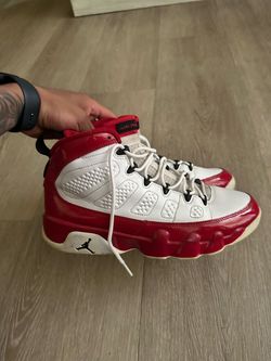 jordan 9's white gym red