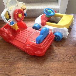 Vintage Kids Toys. Rocking Car And Sit N Play Car. $25 Each Or Both $40. 