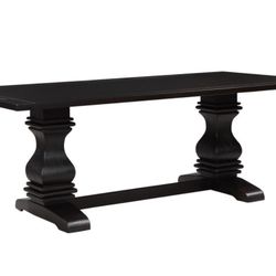 86 Inch Wood Dining Table 