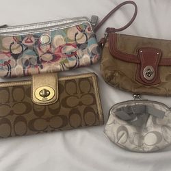 Vintage COACH wallets And Purse 