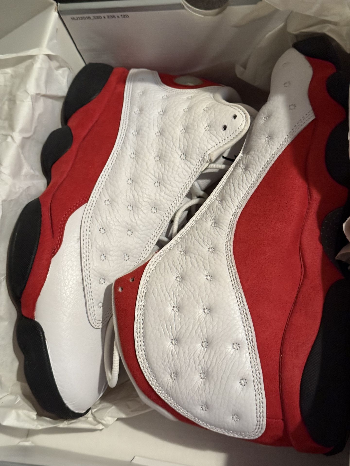 air Jordan 13 retro white/black- team red