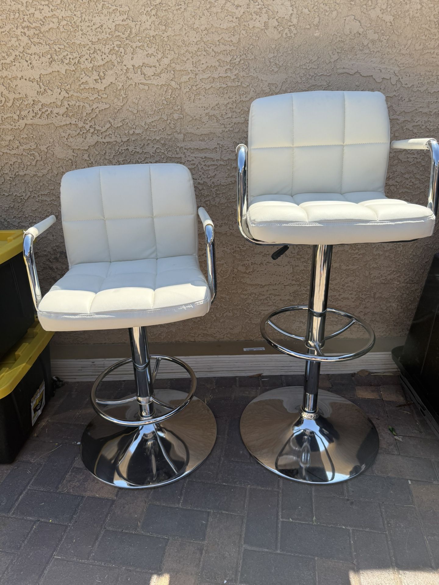 Set Of 2 High Stool Chairs