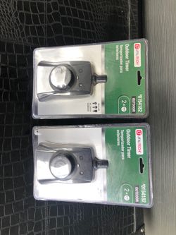 NEW!!! UTILITECH Outdoor Timer 2 Plug Qty 2 @ $12.00 Ea