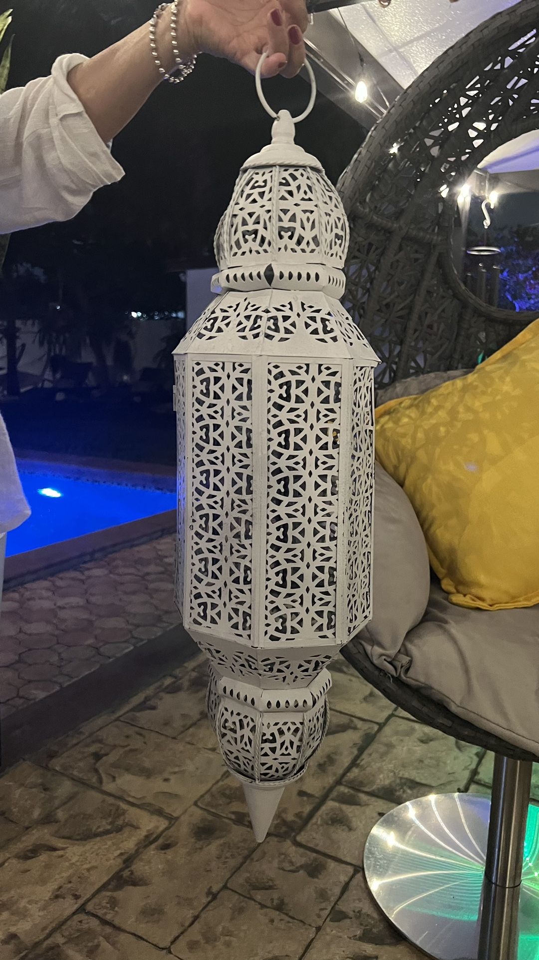 Lámpara Metal Marruecos Grande