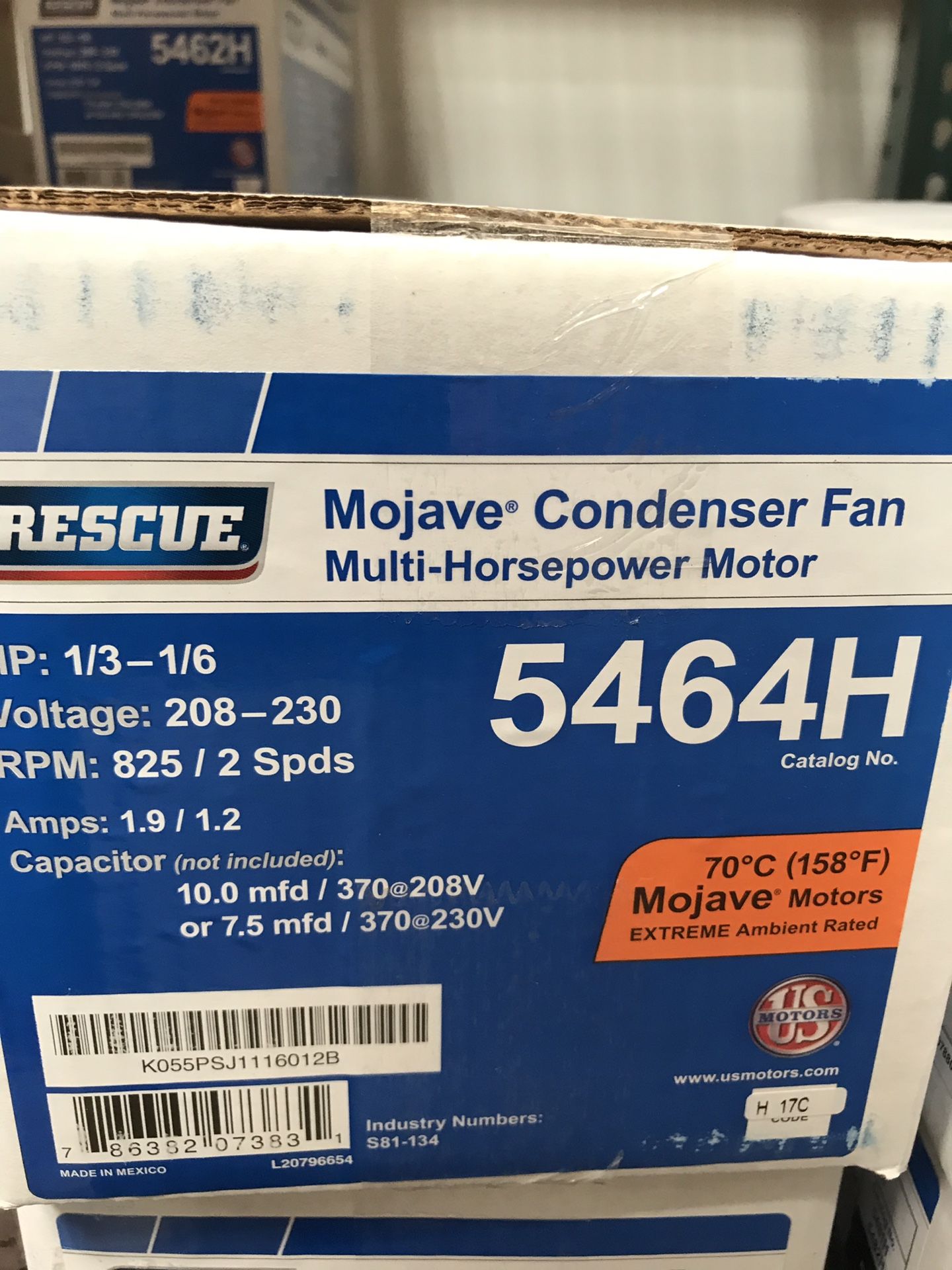 Condenser and Evap fan motors (NEW)