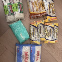 12 bags of rice, 15lbs, all for$8, pick up in temple city