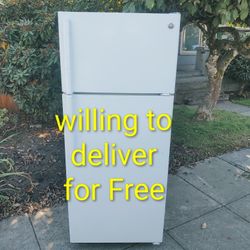 (General Electric Refrigerator 18 Cuft (Dimensions:28 "W 28" D 67" in H