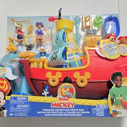 Disney Junior Mickey Mouse Funhouse Treasure Adventure Pirate Ship layout