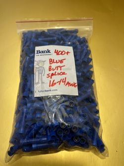 (400) 14-16 gauge butt connectors