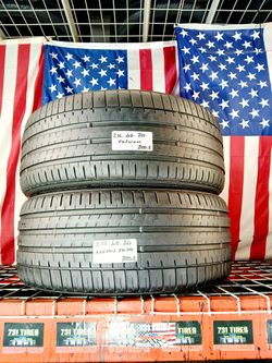 ✅ 255/40ZR20 FALKEN AZENIX ALL SEASON CITY HIGHWAY 255 40 20 USED TIRES SET