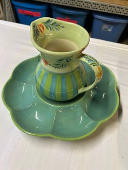 Pitcher and Food Server