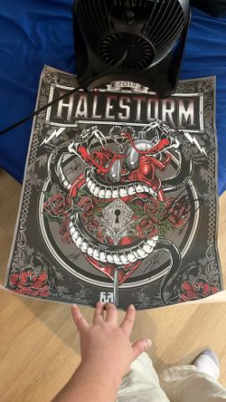Halestorm Autographed Poster 2019 Concert