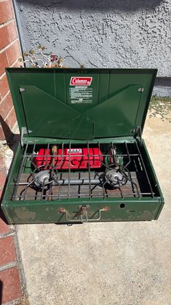 Coleman two burner vintage stove