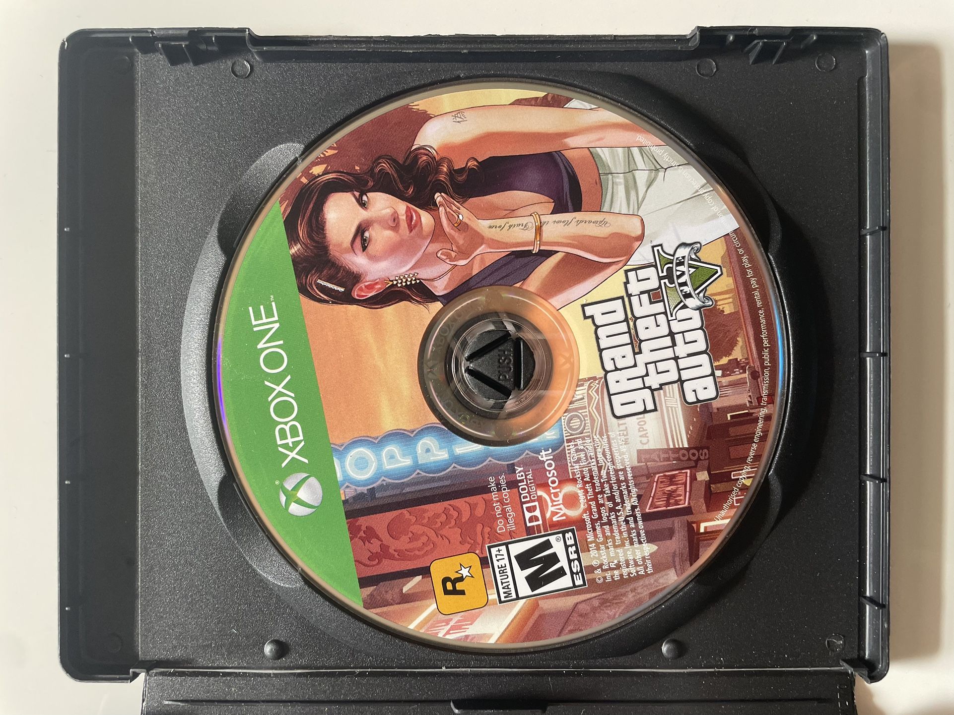 GTA 5 Xbox One Disc