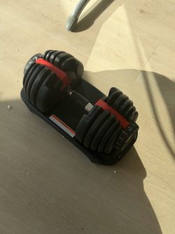 Bow flex style adjustable dumbbells 5-52.5 brand new