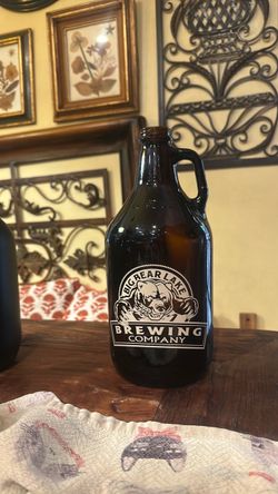 Big Bear Lake Empty Beer Growler